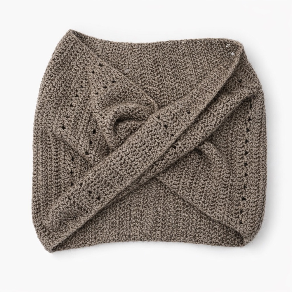 Infinity Scarf Chunky Crochet Long Knit Winter - Picture 3 of 8